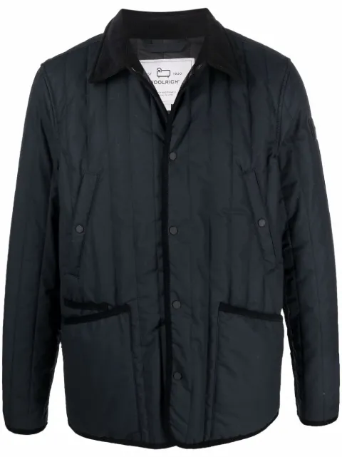 Woolrich x British Millerain Barrier quilted shirt jacket CFWOOU0442MR