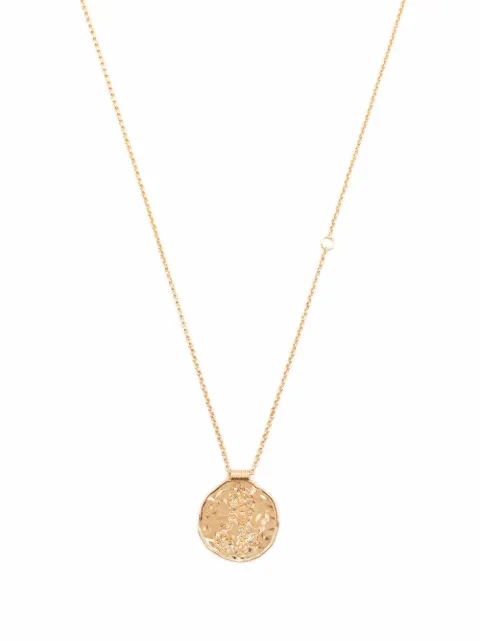 Maje Zodiac medal necklace Gold MFABI00759