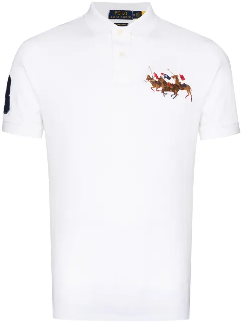 Polo Ralph Lauren polo-embroidered polo shirt White 710814437002