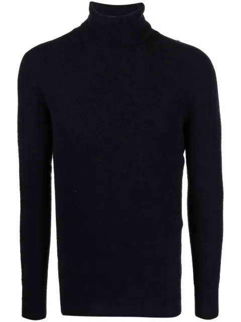 Roberto Collina roll-neck knitted jumper Blue RF14003