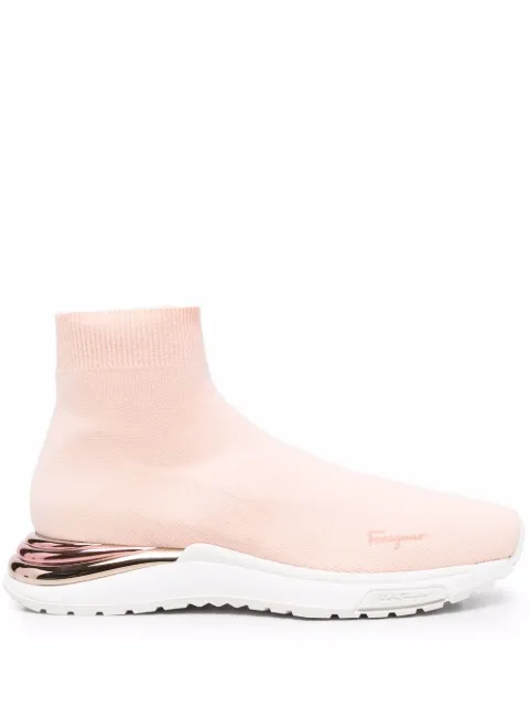 Ferragamo logo slip-on sneakers Pink 751253