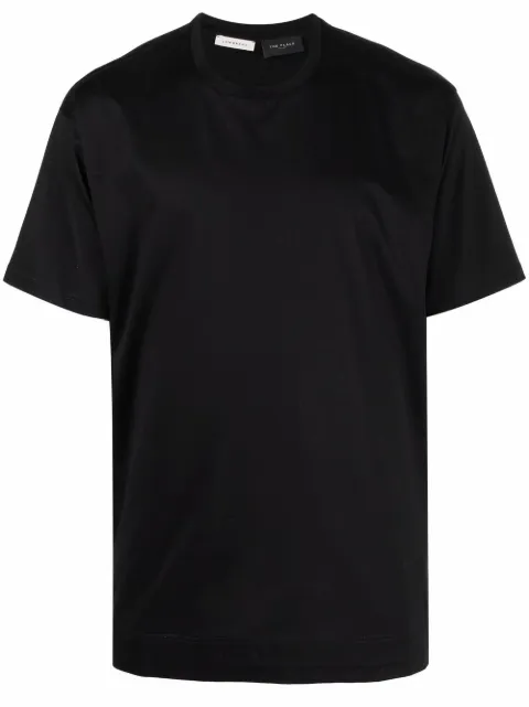 Low Brand double-hem cotton T-shirt Black TFW21225971