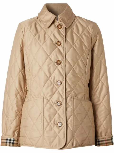 Burberry quilted thermoregulated Fernleigh jacket Neutrals 8049868