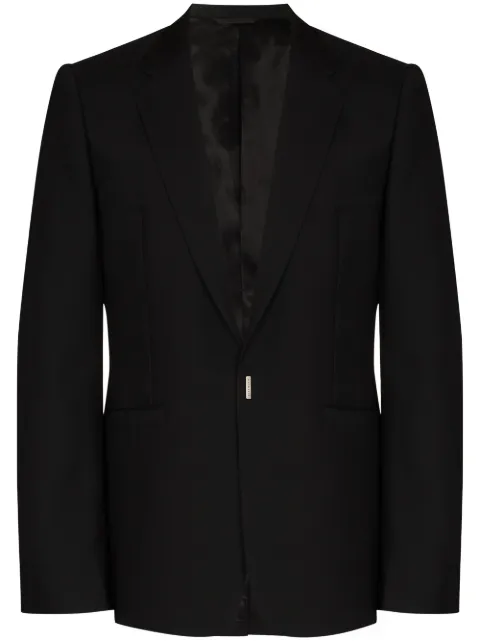 Givenchy single-breasted tailored blazer Black BM30BC100H