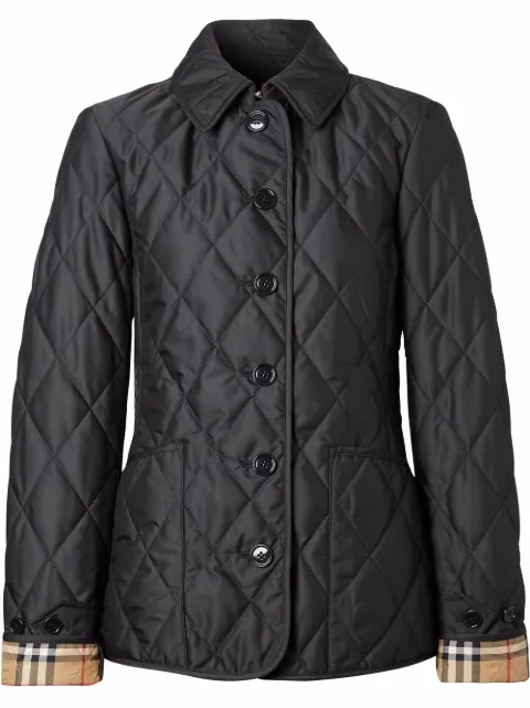 Burberry quilted thermoregulated Fernleigh jacket Black 8049866