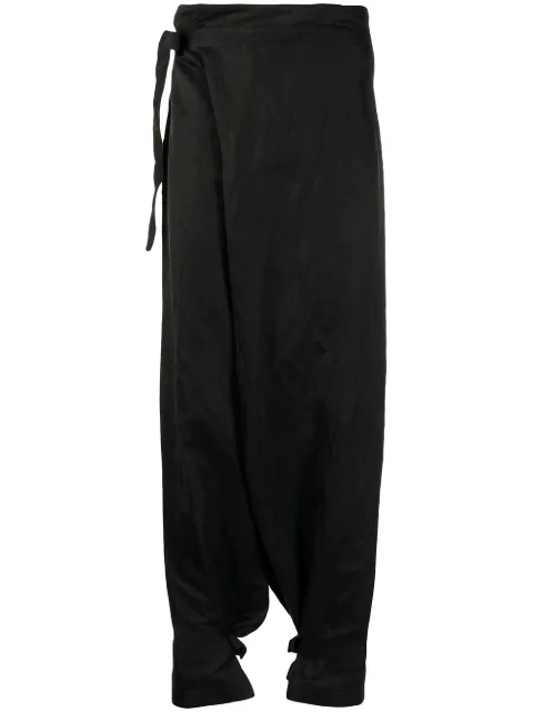 Toogood The Morris wide-leg trousers Black THEMORRISDANCERTROUSERCRUMPLED