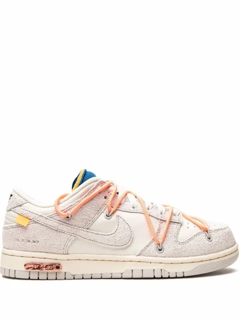 Nike X Off-White x Off-White Dunk Low "Lot 19" sneakers Grey DJ0950119