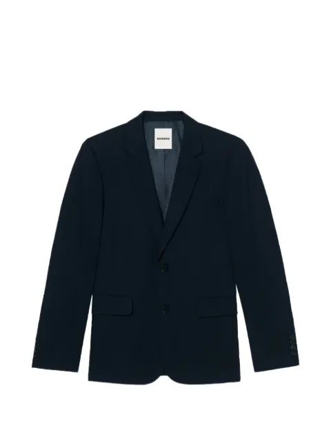 SANDRO wool suit jacket Blue SHPVE00560