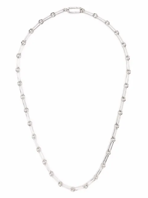 Tom Wood large box chain necklace Silver N47JVNAS925205