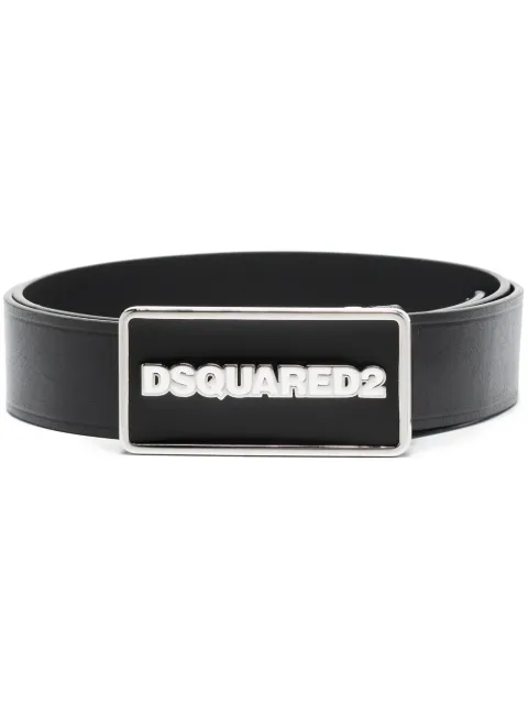 DSQUARED2 logo plaque belt Black BEM043412904309