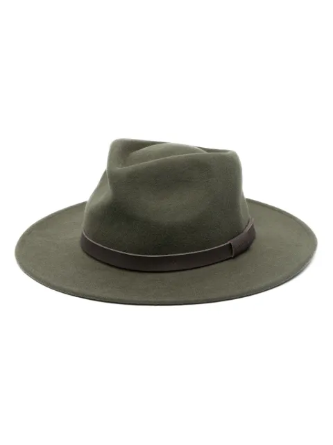 Barbour Crushable Bushman wool hat Green MHA0007
