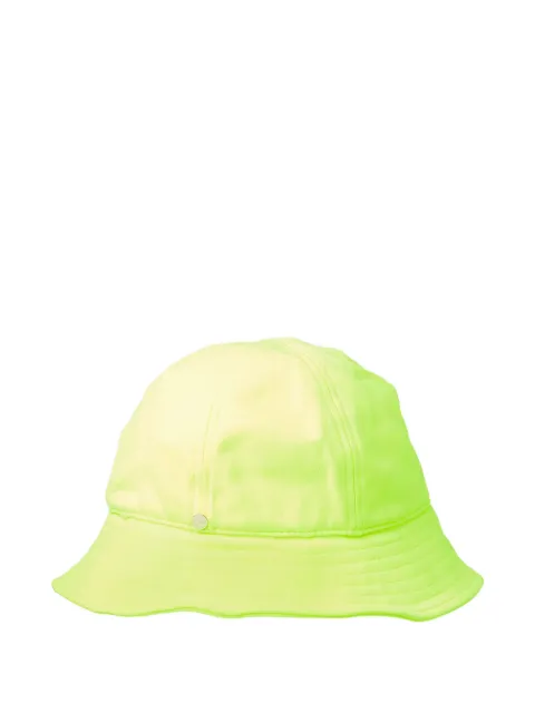 Flapper logo-charm bucket hat Yellow AGOSTINAY11