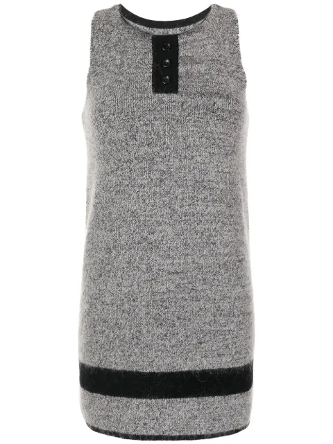 Onefifteen tank knitted mini dress Grey COL01KNIT11
