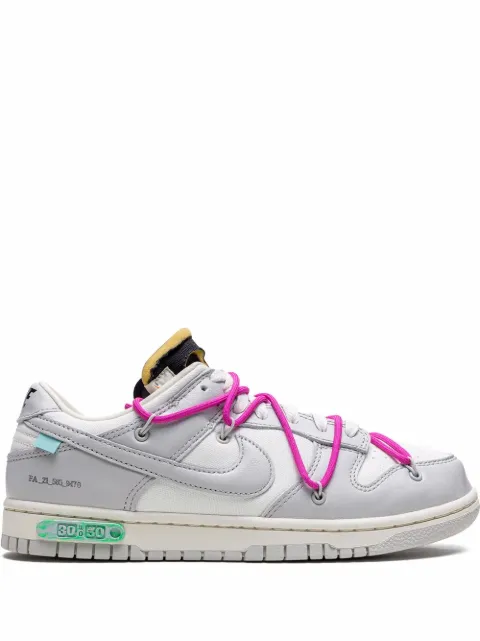 Nike X Off-White Dunk Low "Lot 30" sneakers Grey DM1602122