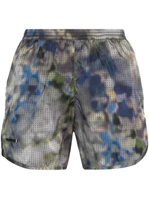 TRUE TRIBE drawstring-waist swim shorts Grey WILDSTEVE