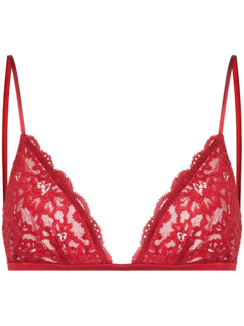 Fleur Du Mal Charlotte triangle bra Red BR03330323