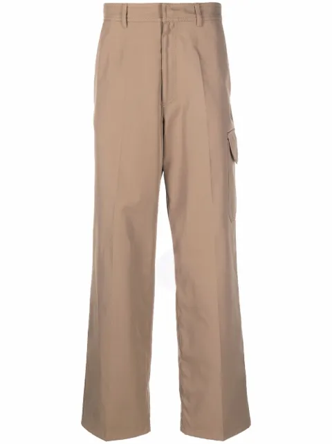 Valentino Garavani patch pocket detail chinos Brown VRBH65809