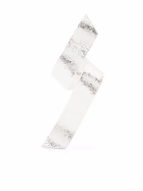 Wouters & Hendrix Swirl twisted earring Silver EHS01100