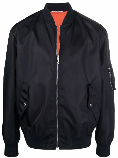 Valentino Garavani Neon Universe print bomber jacket Blue VCIF15826