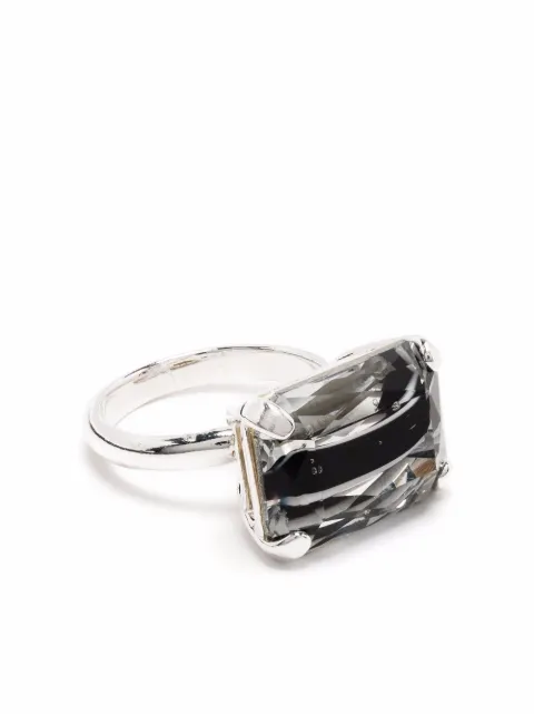 Wouters & Hendrix crystal-embellished band ring Silver RHS004SS54