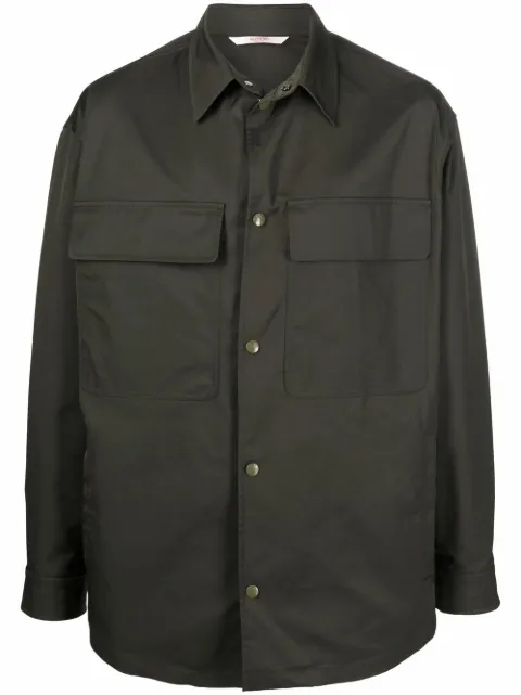 Valentino Garavani shirt-style jacket Green VCJE287VL