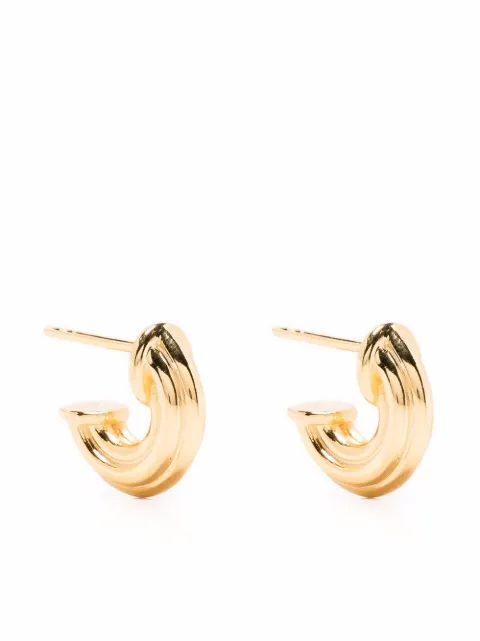 Missoma ridge hoop huggies Gold CHGE3NS