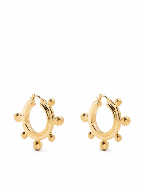 Missoma medium Sphere hoop earrings Gold SPGE5NS