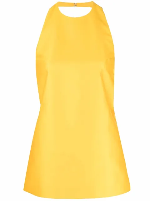 PUCCI layered sleeveless blouse Yellow 2HRM752H628