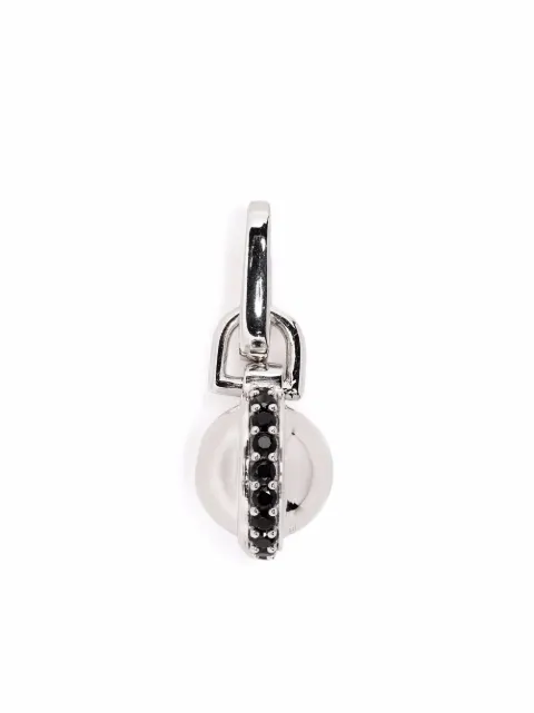 Missoma Pavé Sphere clip-on pendant Silver CRSP21BS