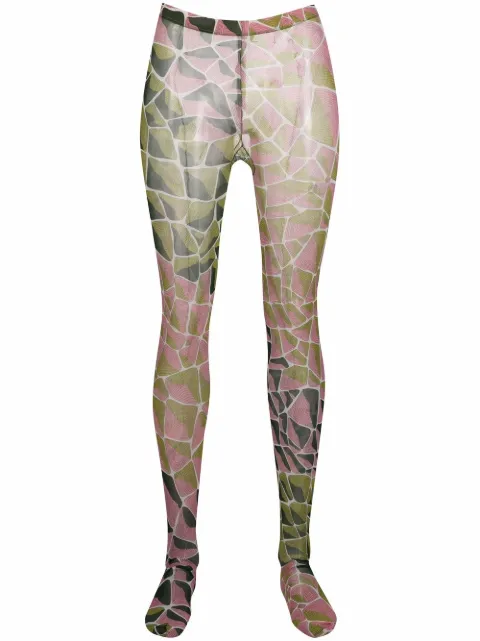 PUCCI mosaic-print tights Pink 2HGE032H350