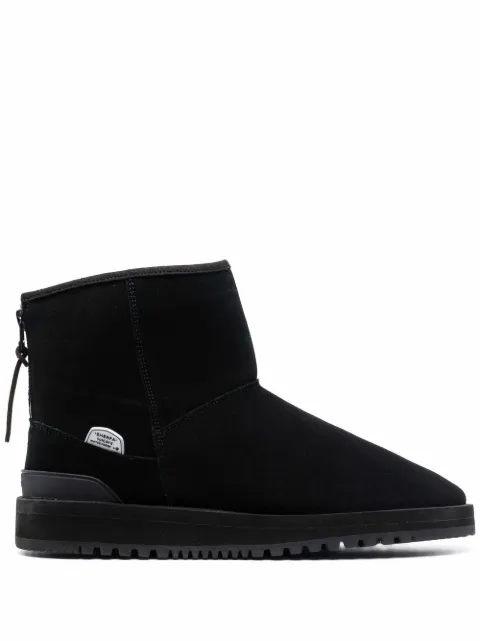 Suicoke shearling-trim ankle boots Black OG080MWPABMID