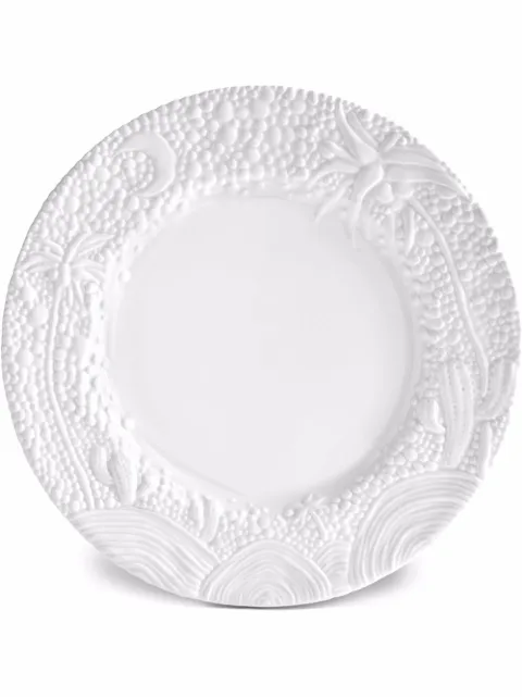 L'Objet Haas Mojave desert charger plate White HB101