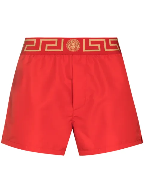 Versace Greca Border swim shorts Red ABU01022A232415