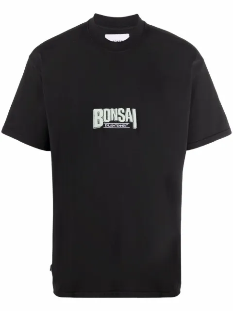 Bonsai Enlightenment embroidered-logo T-shirt Black TS002