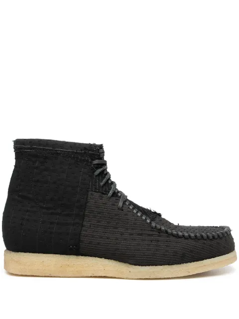 By Walid lace-up desert boots Black C291213