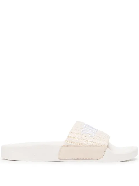Senso Elly II logo-embroidered slides Neutrals ELLYII