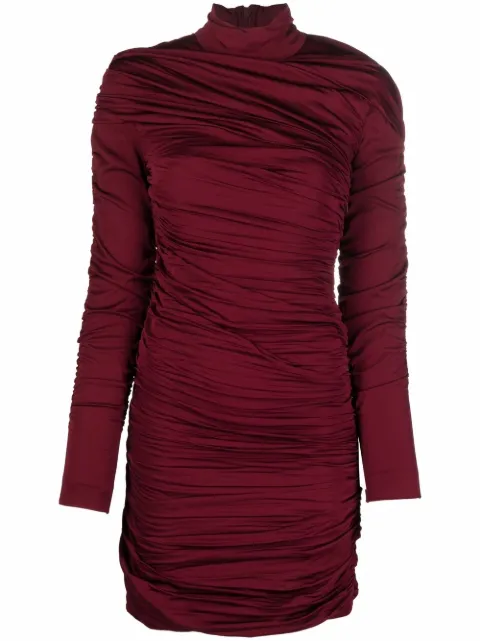 Stella McCartney Faye ruched minidress Red 603943SSA34