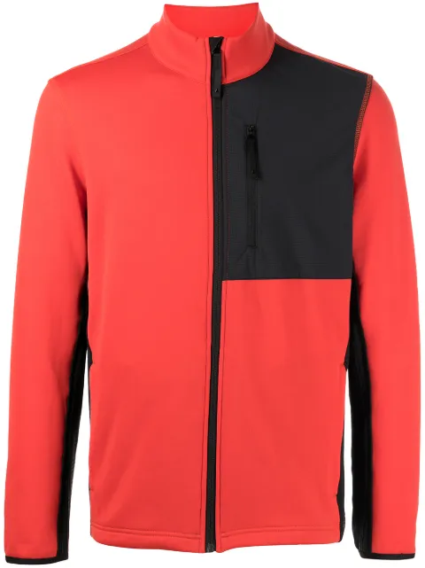 Aztech Mountain panelled fleece jacket Orange AM400226