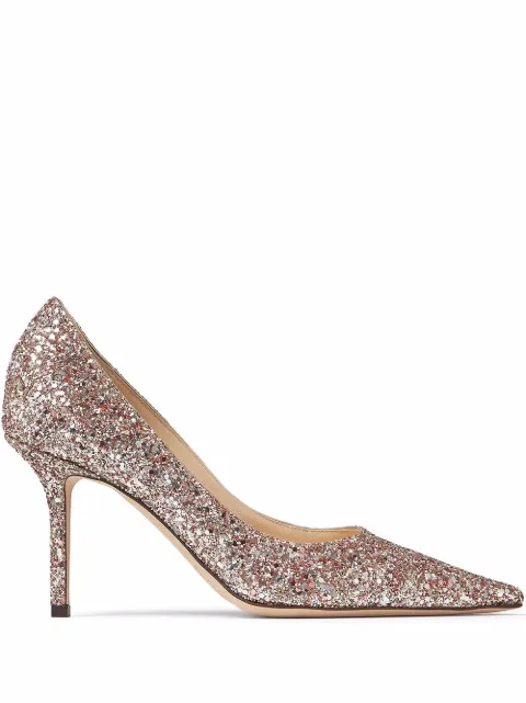 Jimmy Choo Love heeled pumps Pink LOVE85CGF