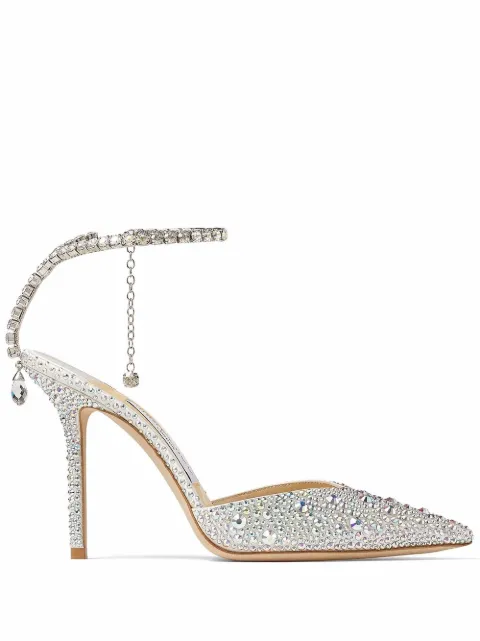 Jimmy Choo Saeda 100 pumps White SAEDA100BAM