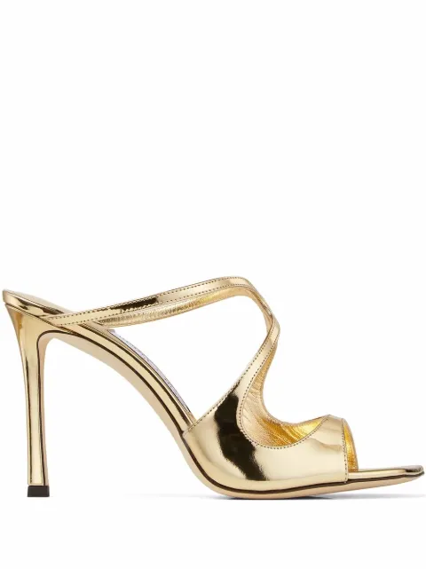 Jimmy Choo Anise 95 mules Gold ANISE95QUI