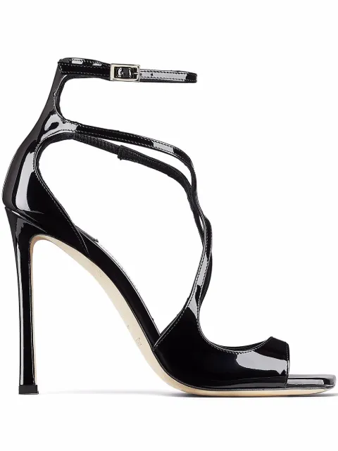 Jimmy Choo Azia 110 sandals Black AZIA110PAT