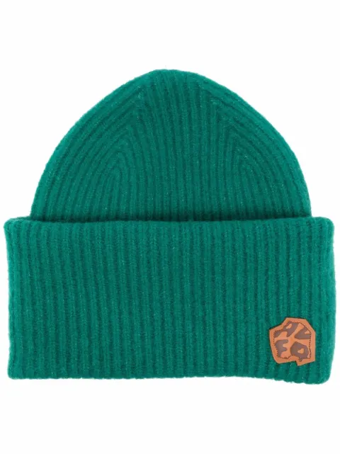Ader Error ribbed knit beanie Green BKAFWBE04GN