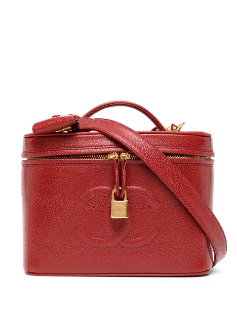 CHANEL Pre-Owned 1998 CC Vanity 2way bag Red 5099949