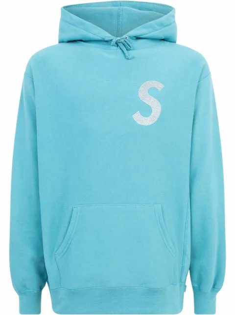 Supreme Swarovski S-logo hoodie Blue SU10573