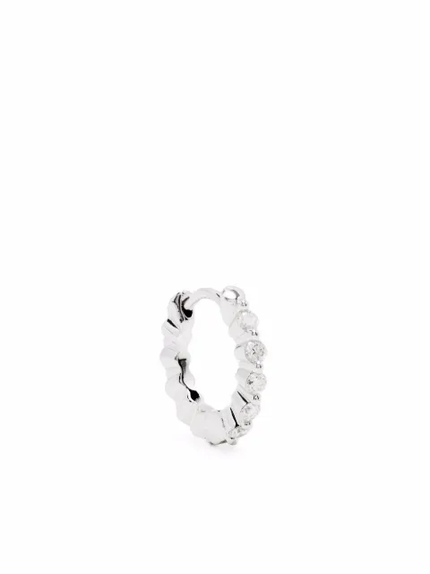 Maria Black True Romance 8 huggie earring Silver H1026WG8