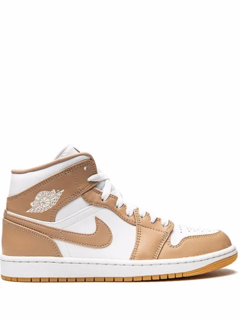 Jordan Air Jordan 1 Mid "Tan/Gum" sneakers White 554724271