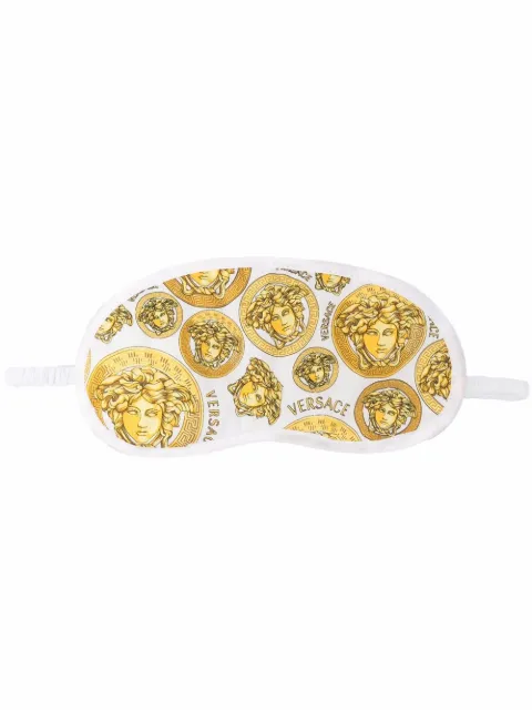 Versace Medusa Head-print sleep mask White ZMAS18107ZCOP0225