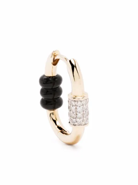 Maria Black Vertigo 12 diamond ceramic earring Gold H1027YBLACK