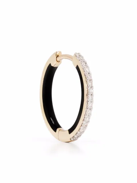 Maria Black Lost Highway diamond huggie earring Gold H1012Y12